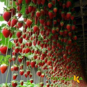 Клубника ампельная Анастасия купить по цене от 370р. в интернет-магазине «Посадика» с доставкой почтой в в Невьянске и по всей России – [изображение №1].